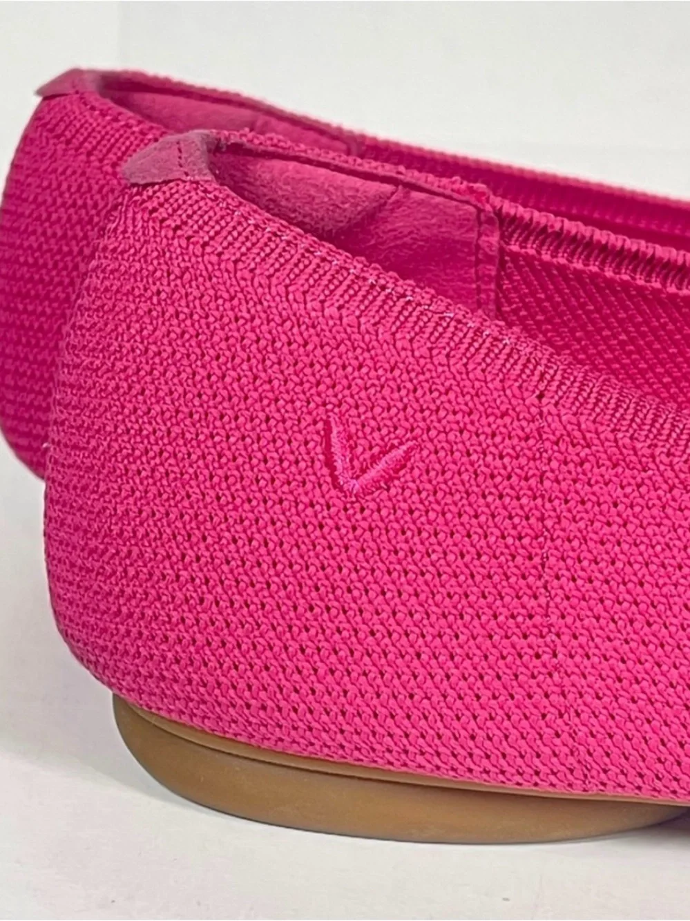 VIVAIA Almond-Toe Knotted Flats (Bibi) Color Pitaya Bow Style Azura SZ 8.5